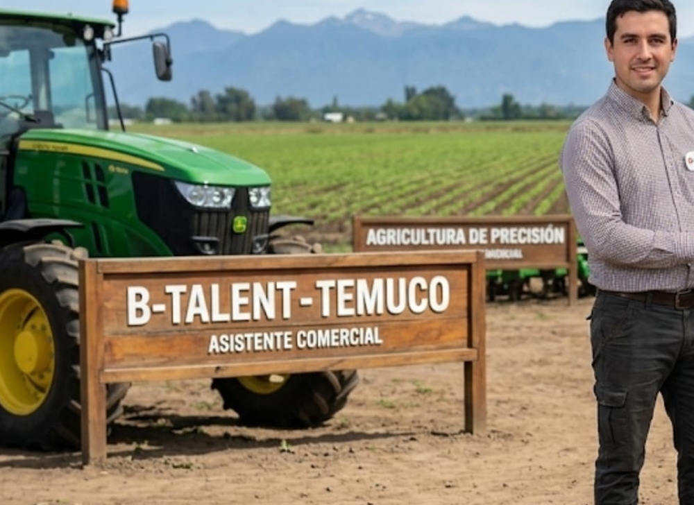 Asistente Comercial Junior para el Sector de Maquinaria Agrícola y Tecnología ​Temuco, Araucanía, Chile